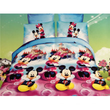 Die glücklichen Mickey tanzen Entwürfe Kinder Duvet Abdeckung Bett gesetzt Duvet Abdeckung